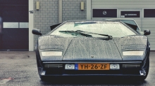 Lamborghini Countach во время дождика